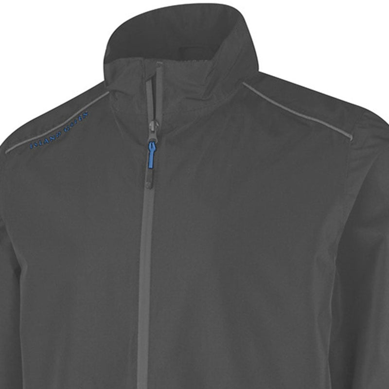 Island Green Junior Waterproof Jacket - Charcoal