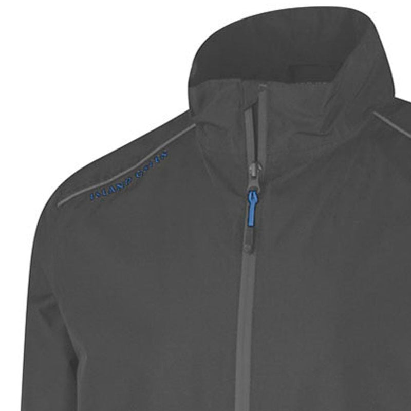 Island Green Waterproof Jacket - Charcoal