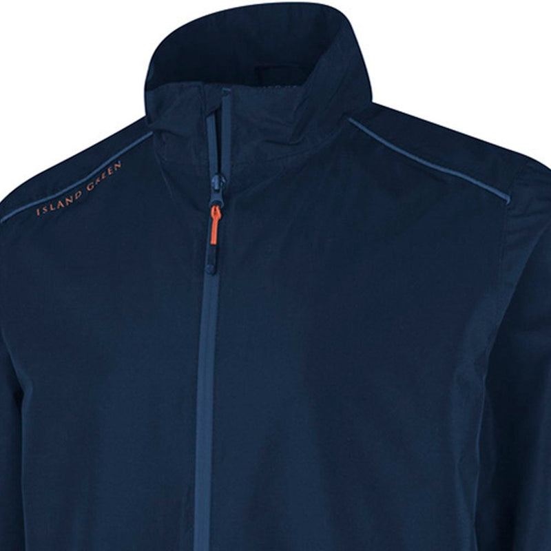 Island Green Junior Waterproof Jacket - Navy