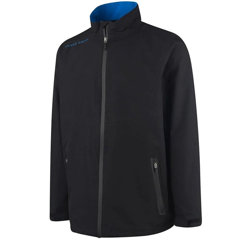 Island Green Waterproof Stretch Jacket - Black/Turquoise