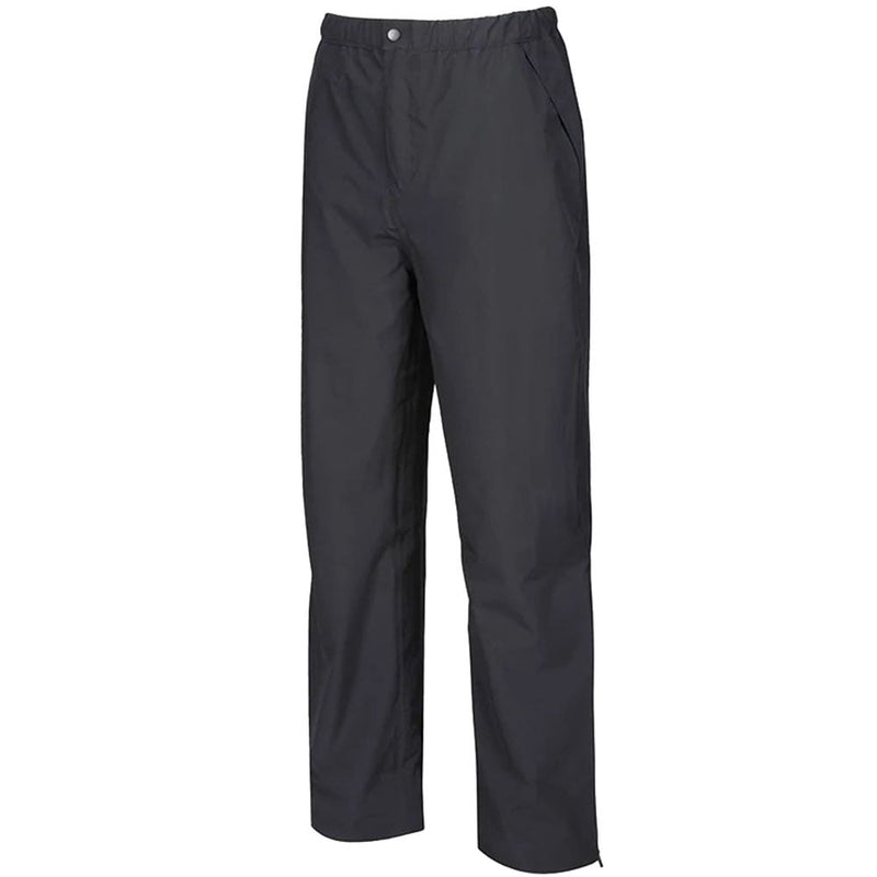 Island Green Waterproof Stretch Trousers/Dropped Hem - Black