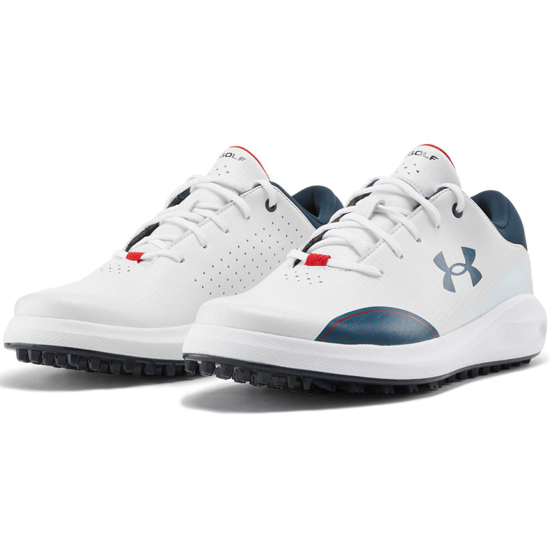 Under Armour Draw Sport Junior Shoes - White/Academy