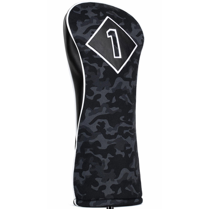 Titleist Leather & Cotton Twill Ltd Edition Driver Headcover - Black Camo