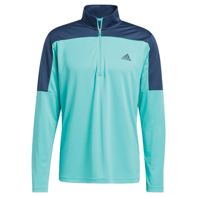 adidas Lightweight Quarter-Zip Sweatshirt - Acid Mint