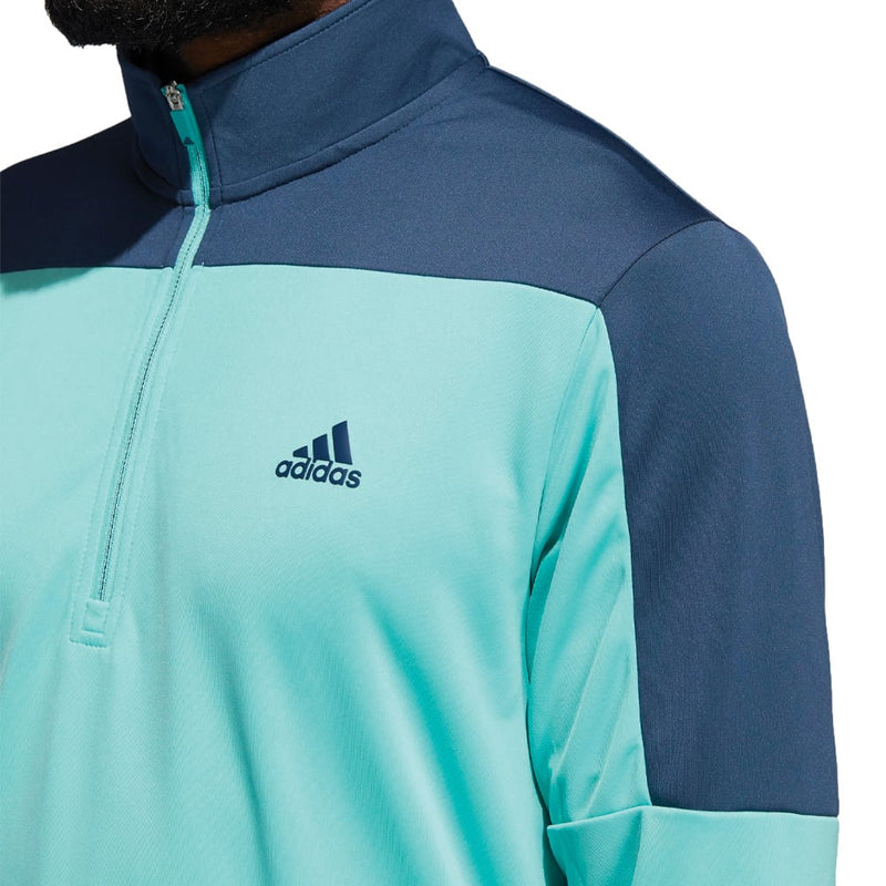 adidas Lightweight Quarter-Zip Sweatshirt - Acid Mint