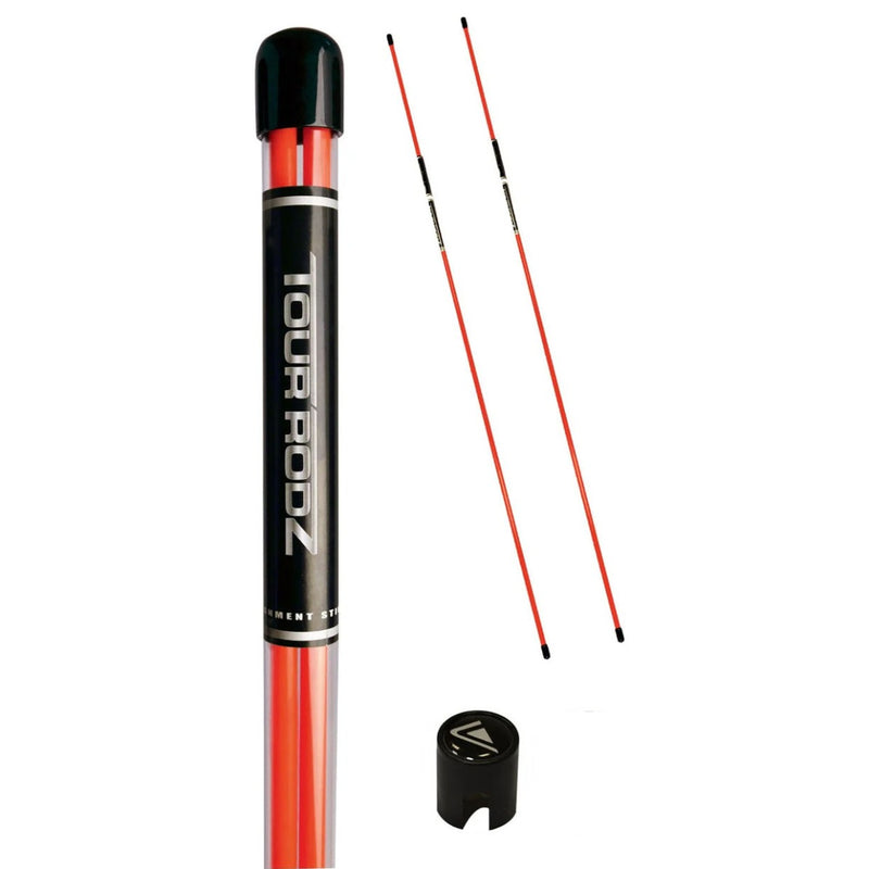 Longridge Tour Rodz Golf Alignment Sticks - Red