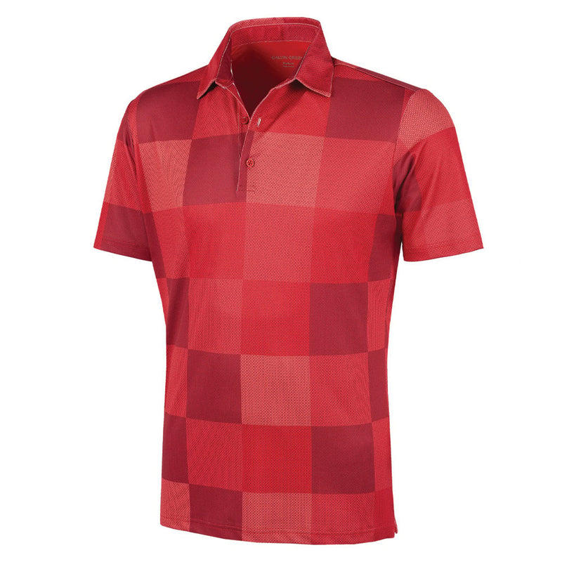 Galvin Green Mac Polo Shirt - Red/Rio Red