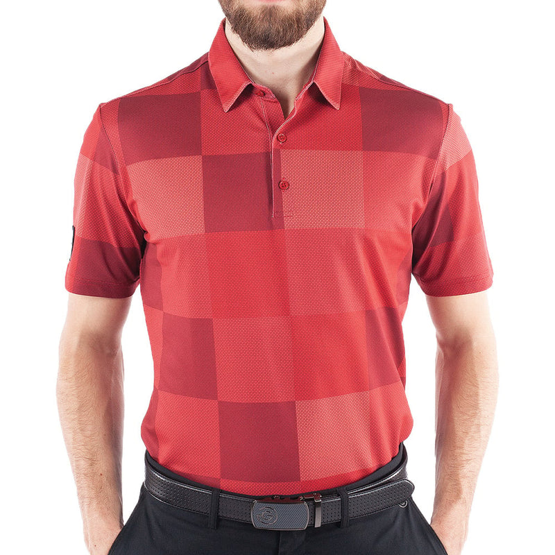 Galvin Green Mac Polo Shirt - Red/Rio Red