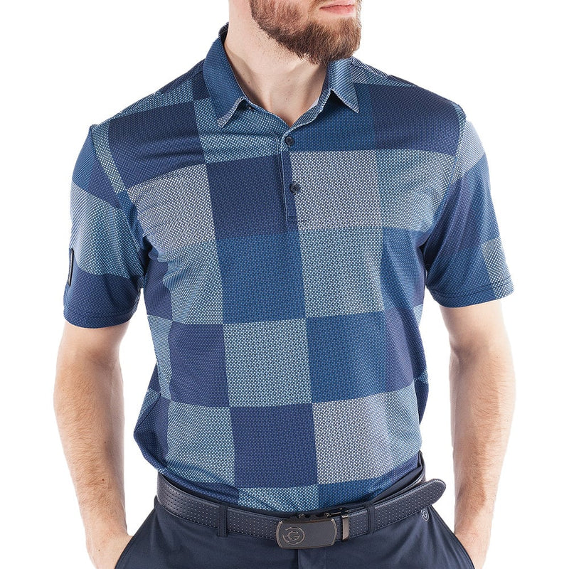 Galvin Green Mac Polo Shirt - Navy/Blue Bell