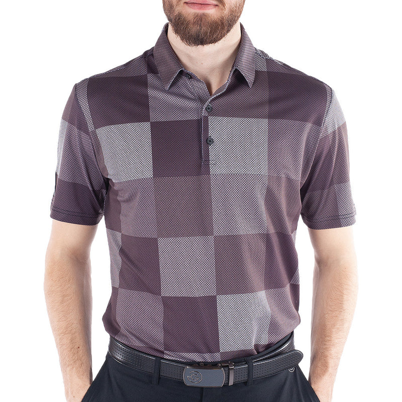 Galvin Green Mac Polo Shirt - Black/Sharkskin