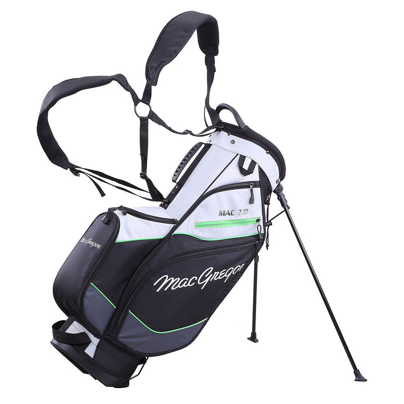 MacGregor Mac 7.0 Stand Bag - Silver/Black/Green