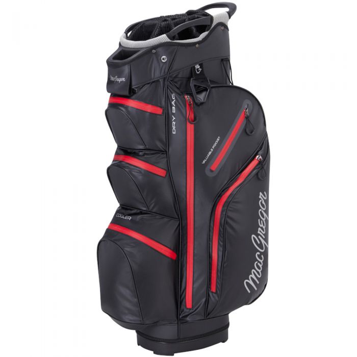 MacGregor MACTEC Water Resistant 10 inch Cart Bag - Black/Red