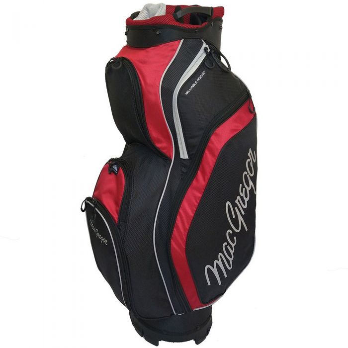 MacGregor Response 9.5 Inch Cart Bag - Black/Red