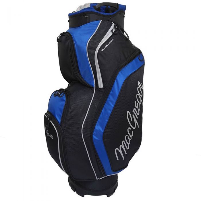 MacGregor Response 9.5 Inch Cart Bag - Black/Blue