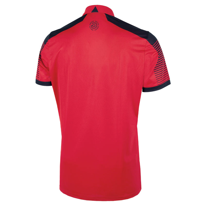 Galvin Green Marcus Polo Shirt - Red/Navy