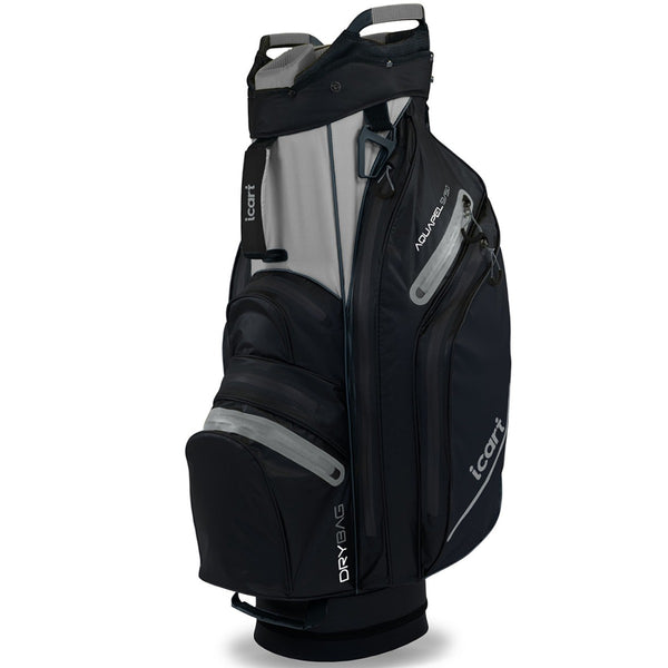 iCart AQUAPEL 9/50 Cart Bag - Black/Grey