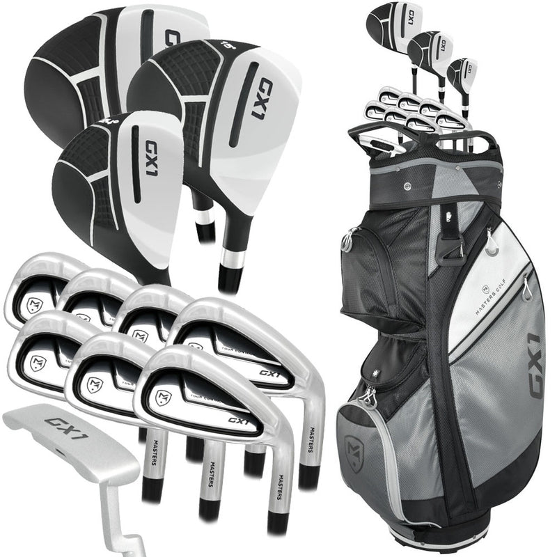 Masters GX1 12-Piece Cart Bag Package Set - Graphite