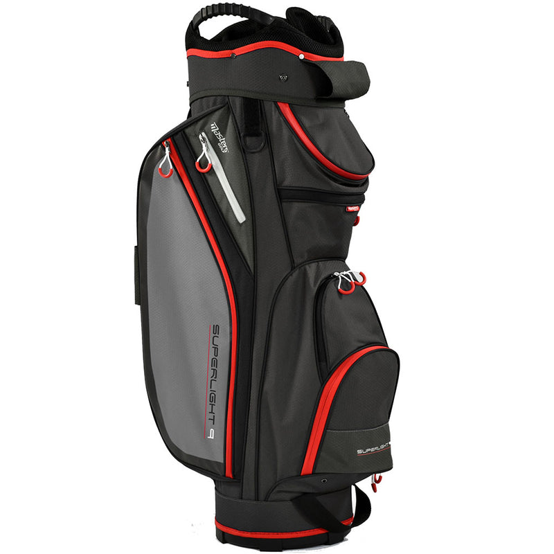 Masters Superlight 9 Cart Bag - Black/Red