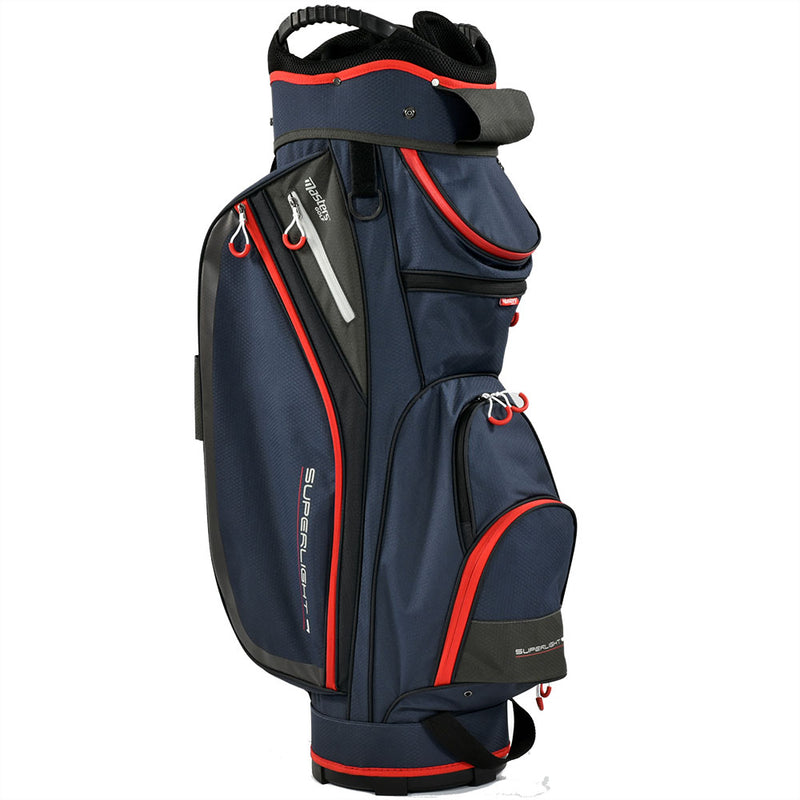 Masters Superlight 9 Cart Bag - Navy/Red