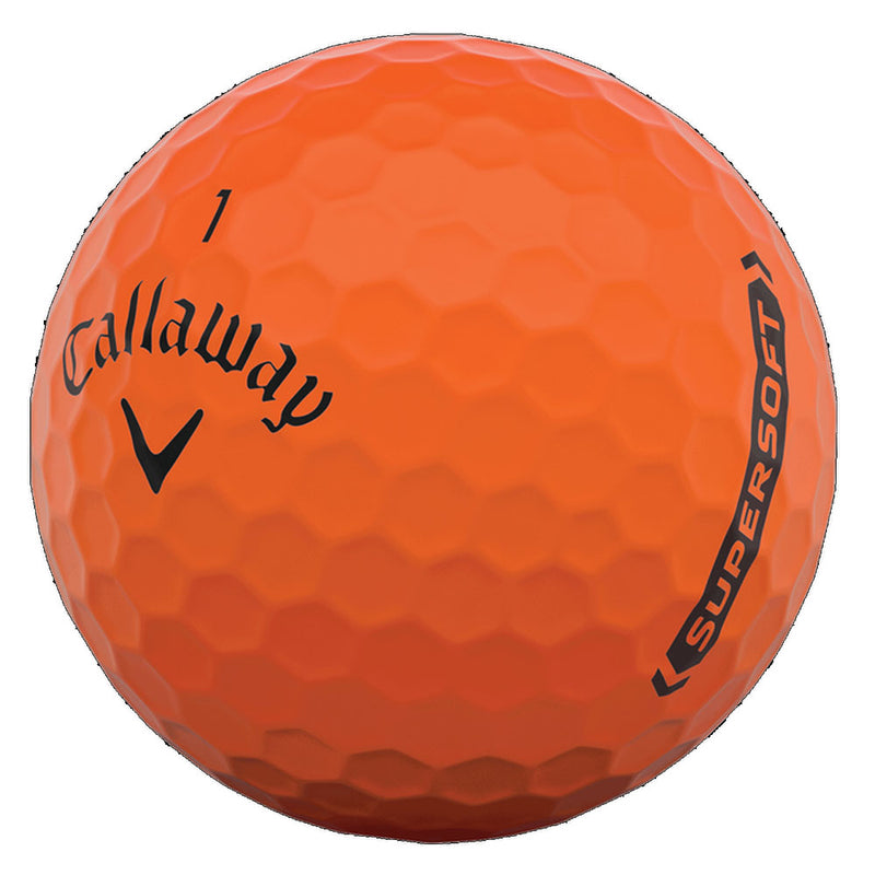 Callaway Supersoft Golf Balls - Matte Orange - 12 Pack