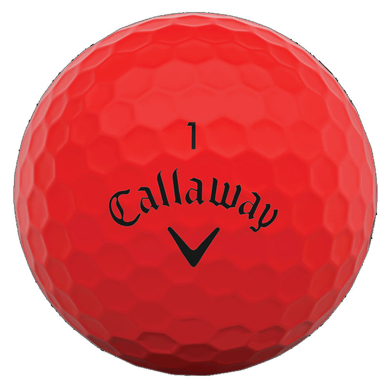 Callaway Supersoft Golf Balls - Matte Red - 12 Pack