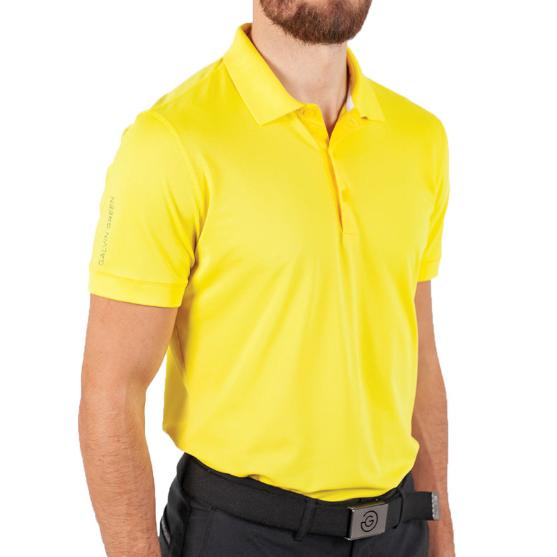 Galvin Green Max  Polo Shirt - Yellow