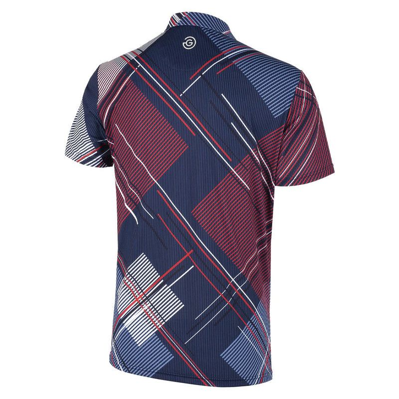 Galvin Green Shirt - Navy/Red