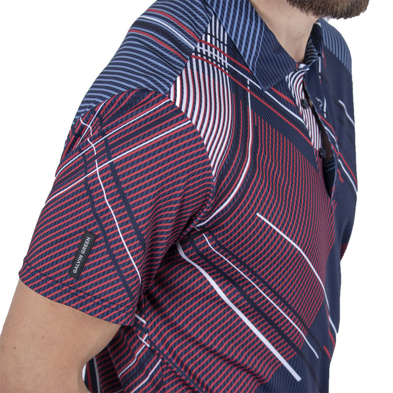 Galvin Green Shirt - Navy/Red