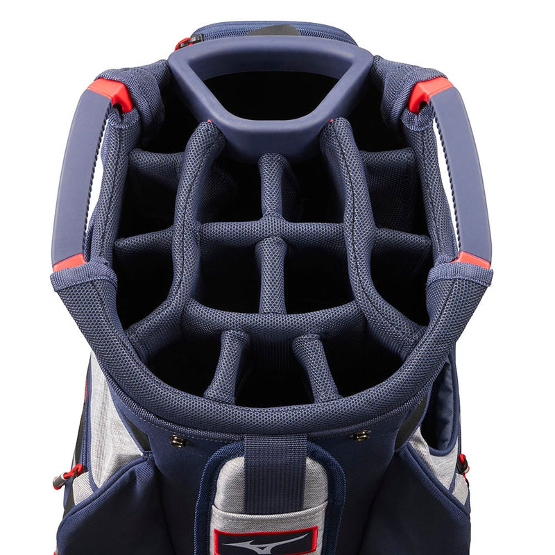 Mizuno BR-D4C Cart Bag - Grey/Navy