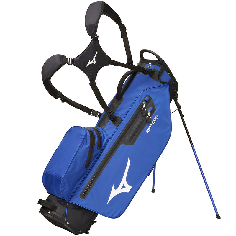 Mizuno BR-DRI Waterproof Stand Bag - Staff Blue/White