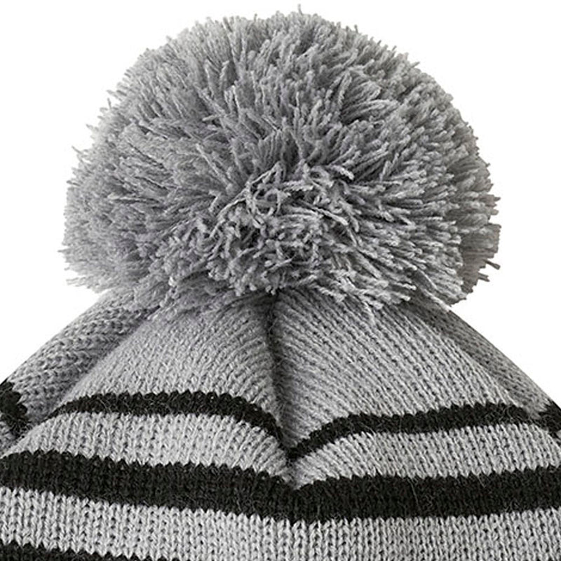 Mizuno Breath Thermo Pom Beanie Hat - Grey