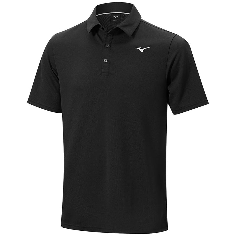 Mizuno Breath Thermo Winter Polo Shirt - Black