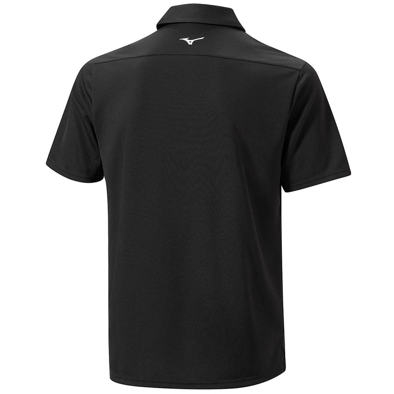 Mizuno Breath Thermo Winter Polo Shirt - Black