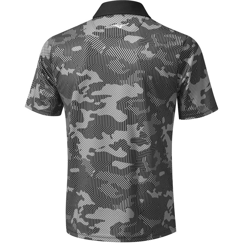 Mizuno Camo Polo Shirt - Black