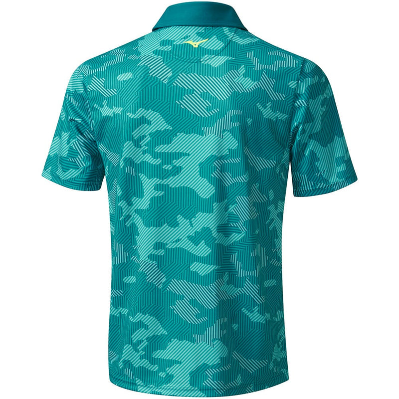 Mizuno Camo Polo Shirt - Dark Green