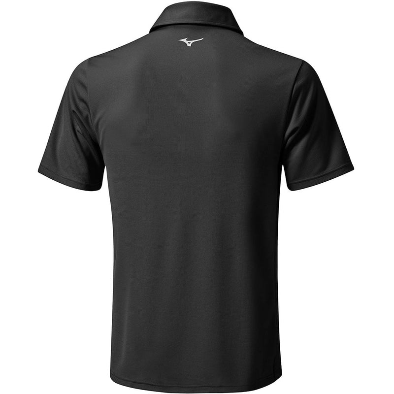 Mizuno Checker Polo Shirt - Black