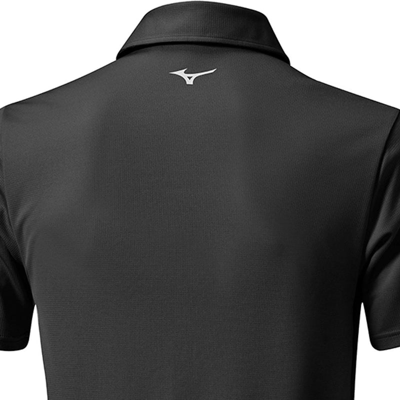 Mizuno Checker Polo Shirt - Black