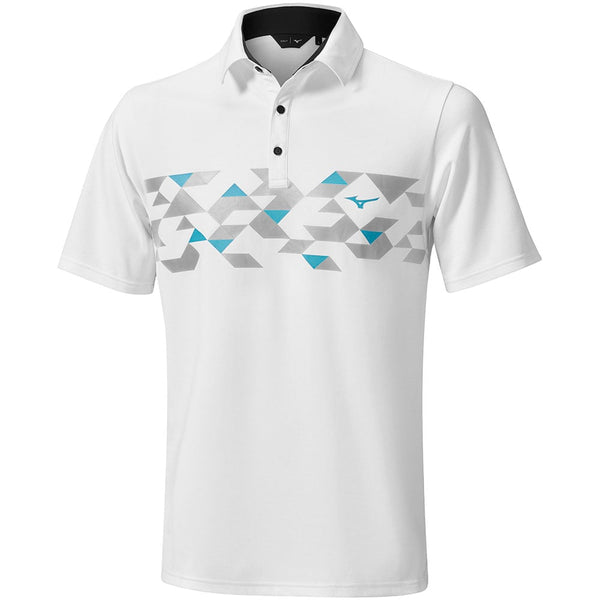 Mizuno Checker Polo Shirt - White