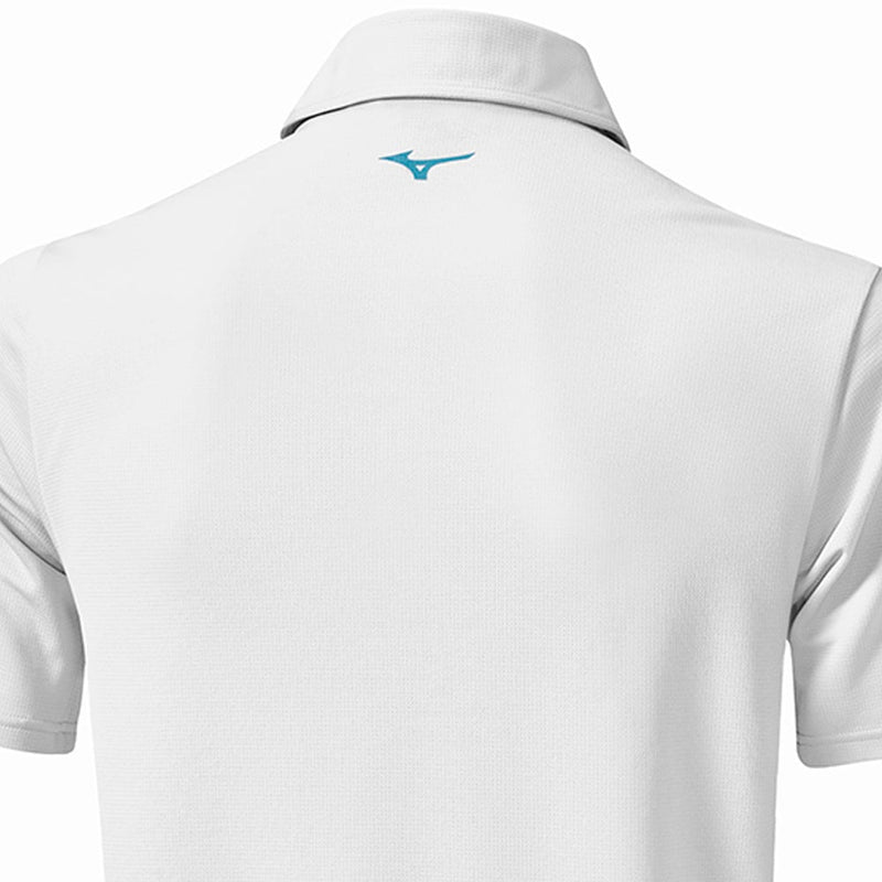 Mizuno Checker Polo Shirt - White