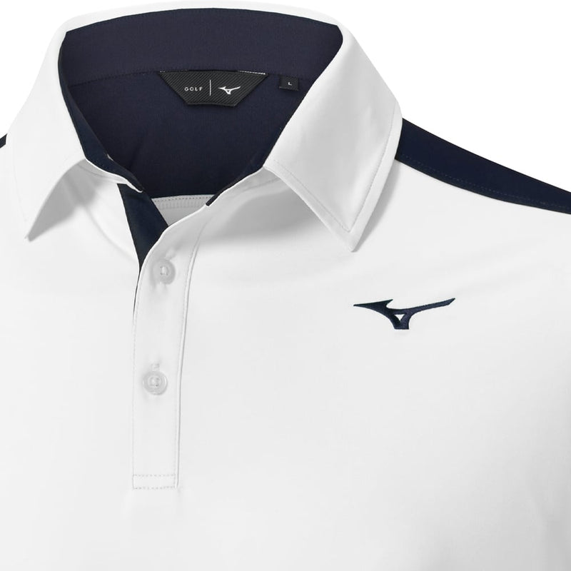 Mizuno Comp Trim Polo Shirt - White