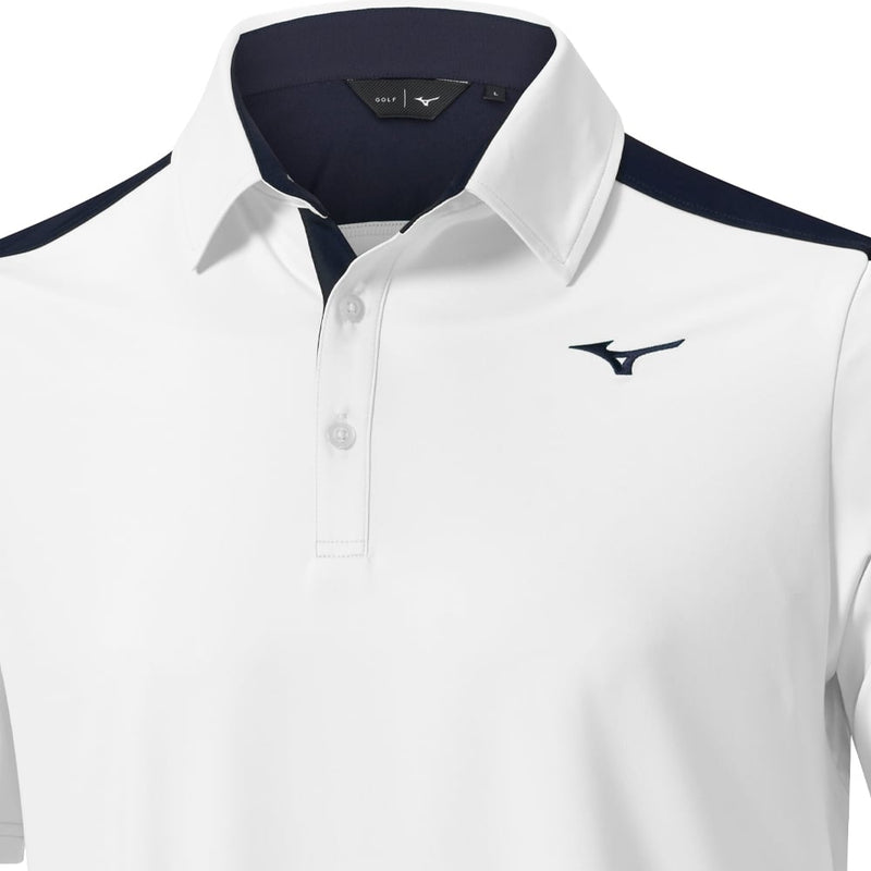 Mizuno Comp Trim Polo Shirt - White