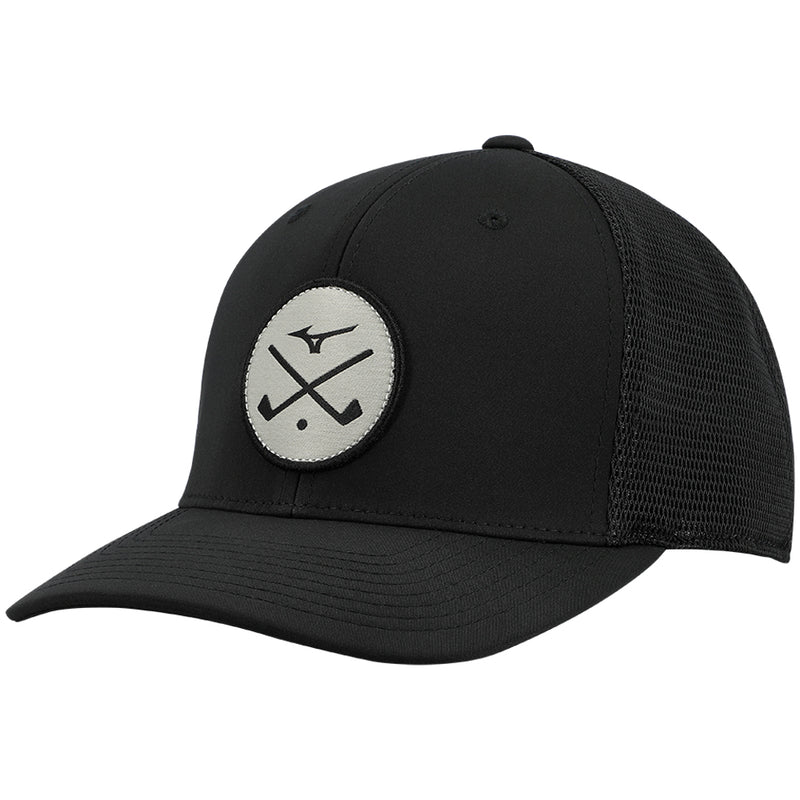 Mizuno Crossed Clubs Mesh Cap - Black