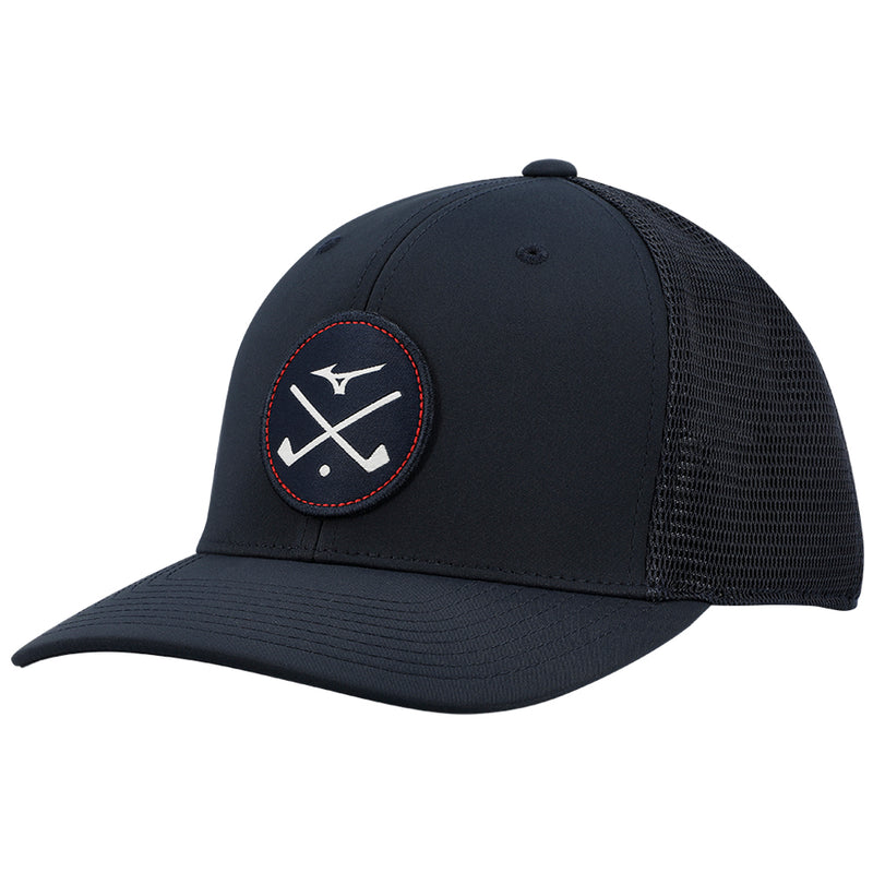 Mizuno Crossed Clubs Mesh Cap - Navy