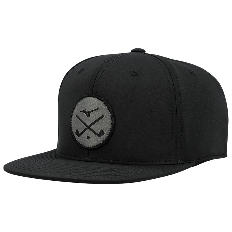 Mizuno Crossed Clubs Snapback Cap - Black