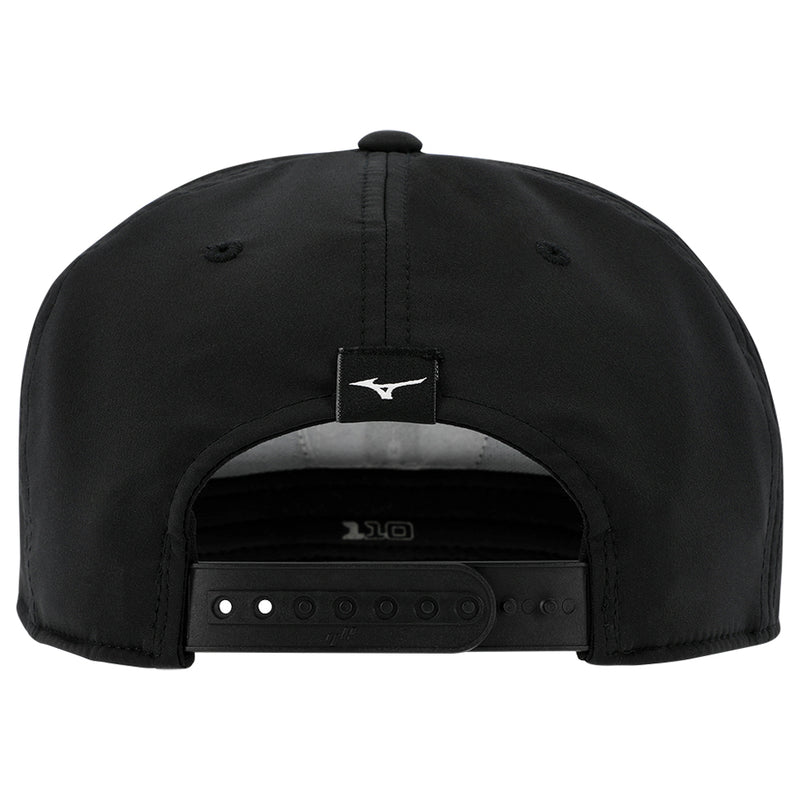 Mizuno Crossed Clubs Snapback Cap - Black