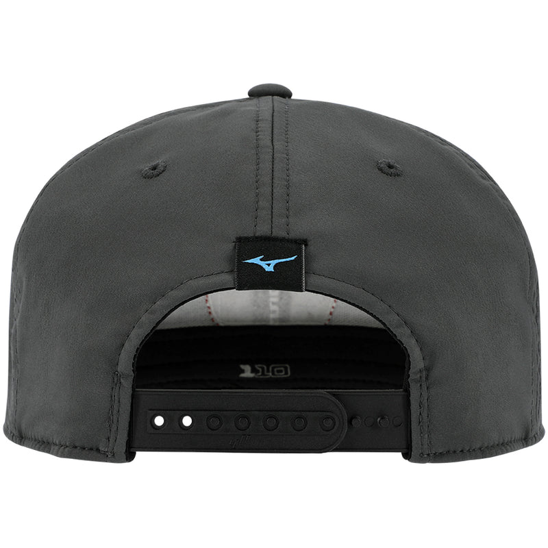 Mizuno Crossed Clubs Snapback Cap - Charcoal