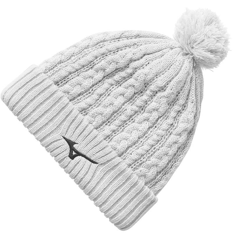 Mizuno Knit Bobble Hat - Grey