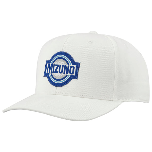 Mizuno Patch Snapback Cap - White