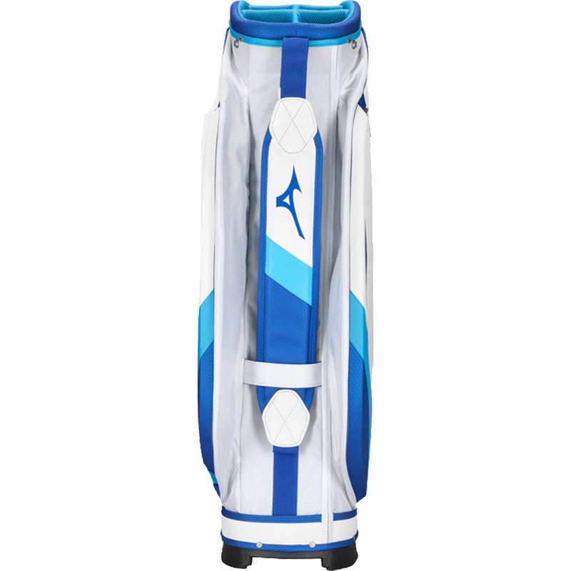 Mizuno Tour Staff Cart Bag - White/Blue