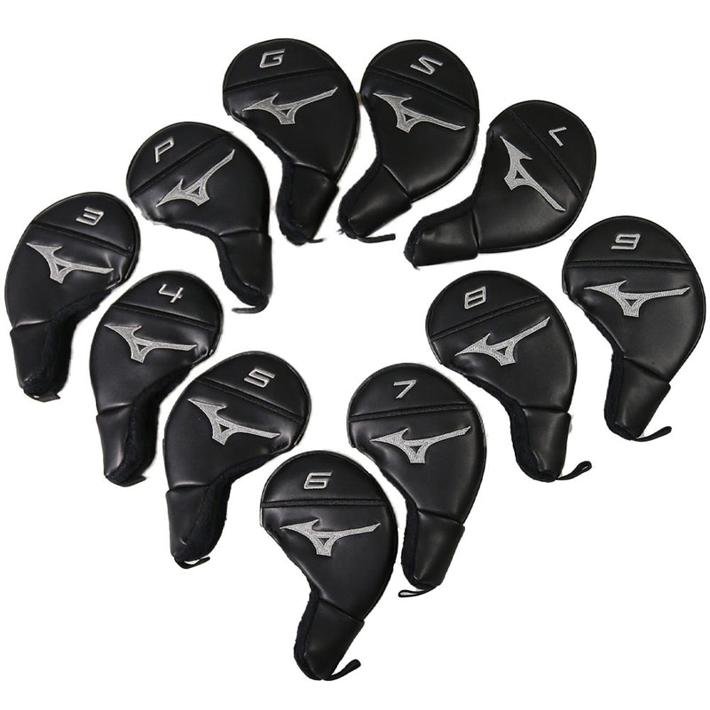 Mizuno Tour Iron Headcovers (11pcs) - Black